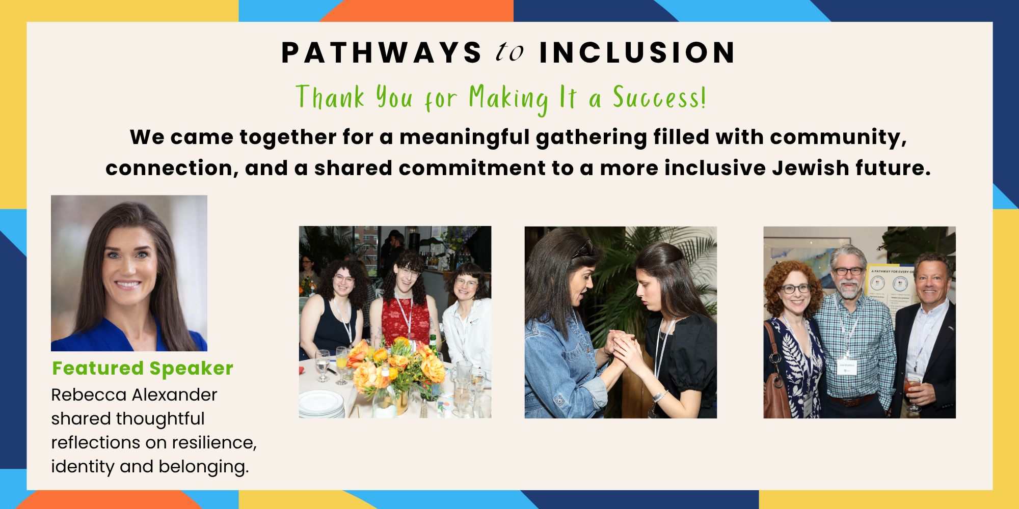 Pathways to Inclusion — Matan Spring Event